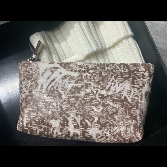 DKNY beanie and pouch, NWT main image 11